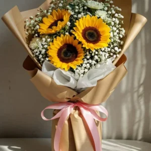 Little Sunshine Mini Sunflower Trio Bouquet