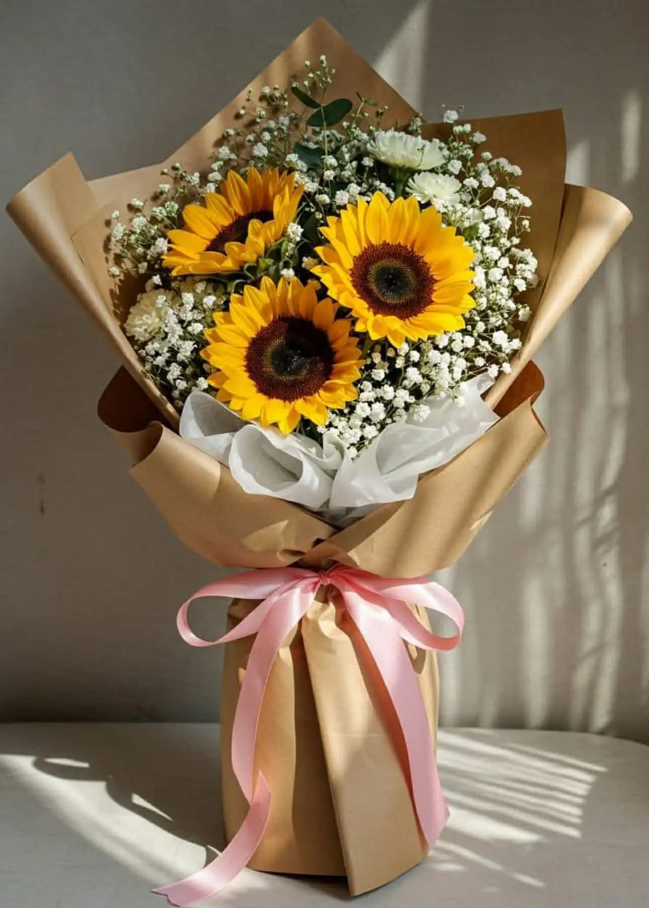 Little Sunshine Mini Sunflower Trio Bouquet