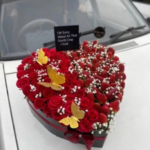Strawberry With Flowers