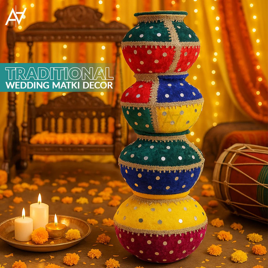 Premium Velvet Matkis – Soft Velvet Decorative Pots