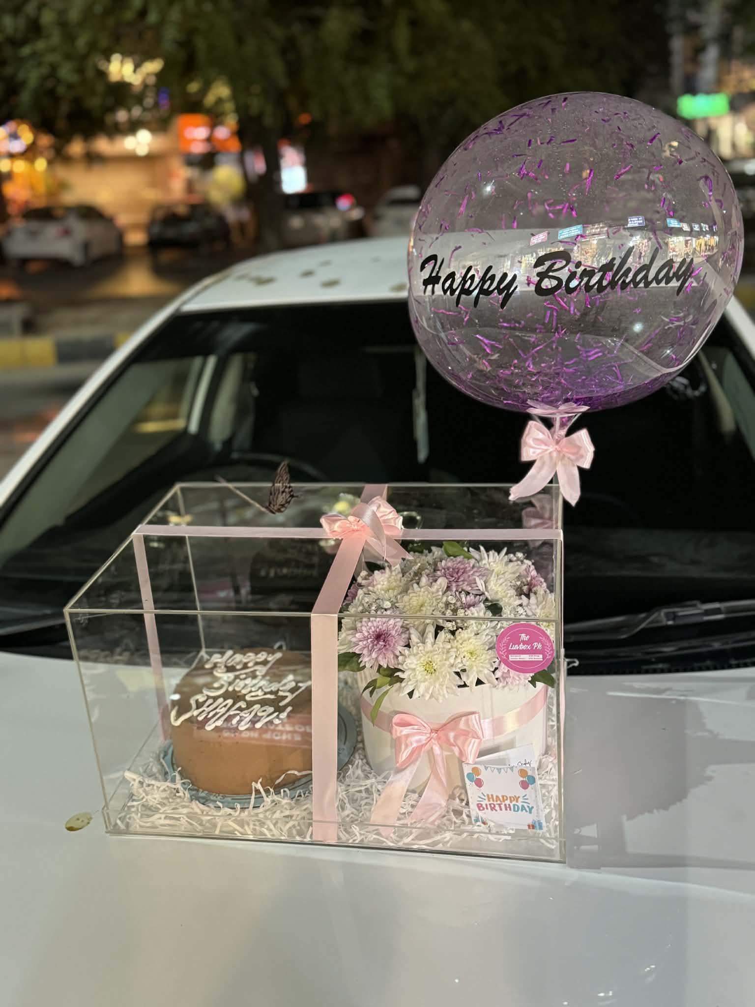 The LuvBox PK – Pink Rose Balloon Box