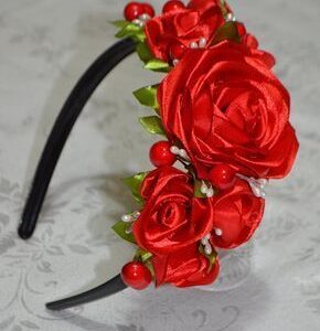Celestial Blue Rose Headband