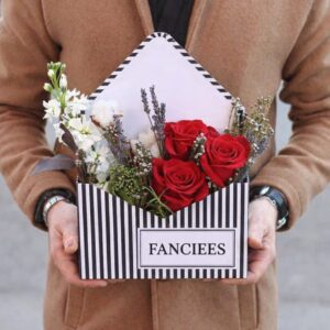 Elegant Rose Envelope Box