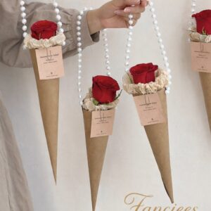Mini Hanging Rose Cones
